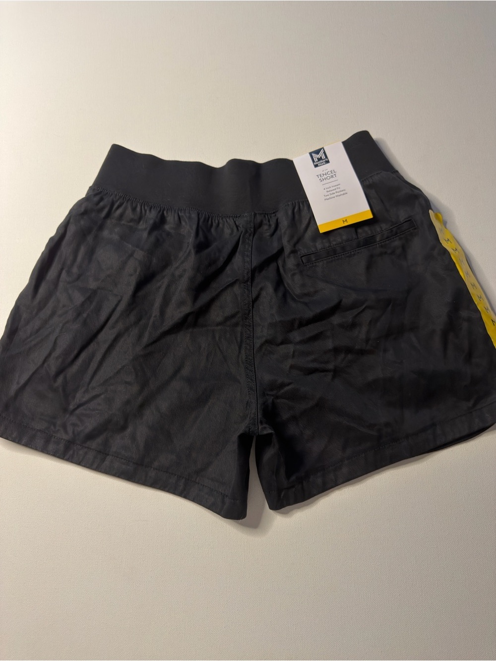 NWT Women's Member's Mark 4" Tencel Short Elastic Waist Short Size Medium (D2) - Picture 4 of 6